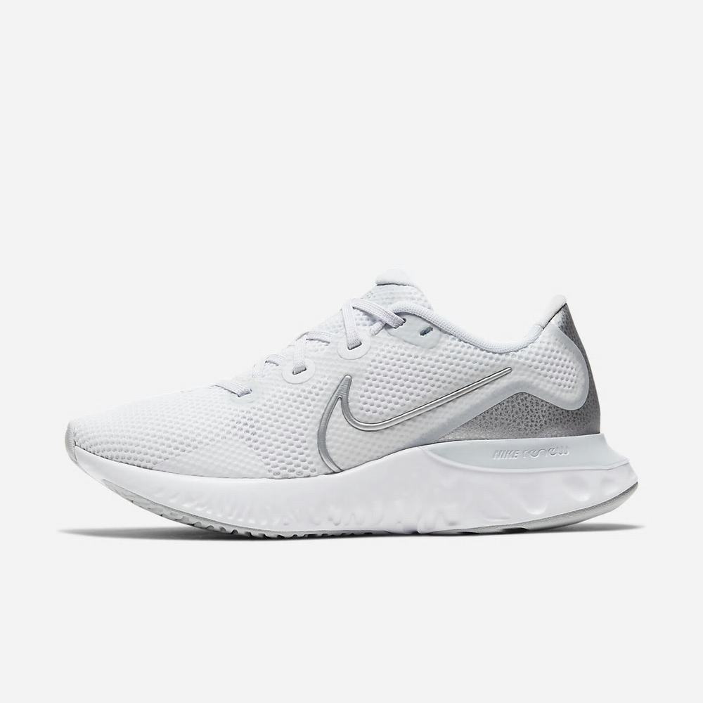 Chaussure De Running Nike Renew Run Platine 0851-742 Pure Platinum/White/Metallic Silver Femme | NCB-10309577